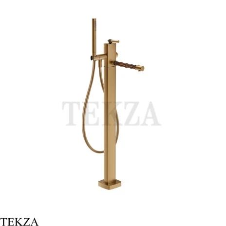 Gessi Jacqueline Смеситель для ванны напольный, внешняя часть 77028-726, бронза Brushed