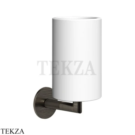 Gessi INGRANAGGIO Стакан настенный композит белый 63807-187, Aged Bronze