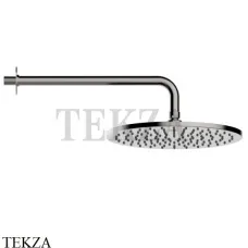 Bossini Nobu Верхняя душевая лейка 280 с держателем INH031.075, сталь brushed