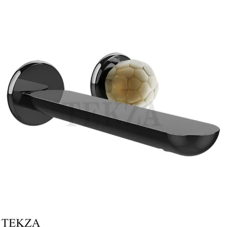 Gessi Perle Смеситель для раковины, внешняя часть 74488-706, black хром глянец