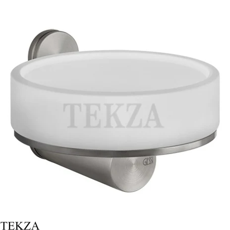 Gessi 316 ACCESSORIES Мыльница настенная, композит белый 54701-239, Steel Brushed