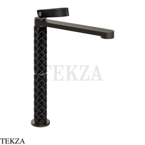 Gessi Pelle Laccetto Смеситель для раковины высокий, без гарнитуры, 78404-440, Nero/Black Metal Br. PVD