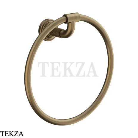 Gessi VENTI20 Держатель полотенца кольцевой 65509-713, Antique Brass