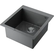 Omoikiri Bosen 47 Кухонная мойка Tetogranit прямоугольная 4993591 платина
