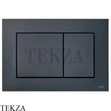 TECEnow Панель смыва для унитаза с двумя клавишами 9240403, черный глянцевый