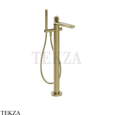 Gessi Perle Смеситель для ванны напольный, внешняя часть 74429-727, шампань Brushed