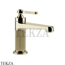 Gessi VENTI20 Смеситель для раковины, с донным клапаном 65001-710, Brass PVD