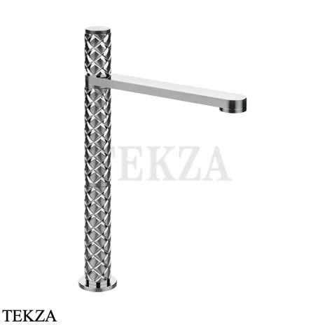 Gessi Pelle Tresse Смеситель для раковины высокий, с донным клапаном 78053-031, хром глянец