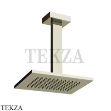 Gessi Rettangolo shower Верхний душ с потолочным кронштейном 20151-720, Nickel PVD