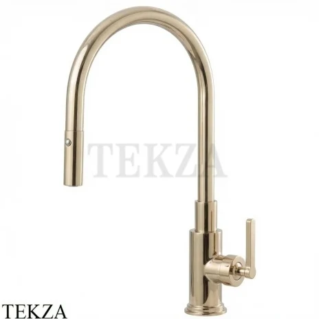 Nicolazzi Cucina Смеситель для кухни с выдвижным душем 3430GF, английское золото