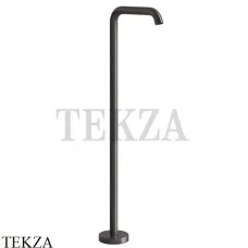 Gessi 316 BATH Излив для ванны напольный 54195-707, Black Metal Brushed