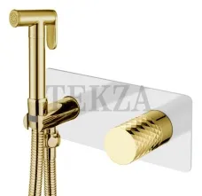 Boheme Stick Гигиенический душ со смесителем Stick 127-WG White DIAMOND Gold