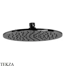 FIMA Carlo Frattini WELLNESS Верхняя круглая лейка для кронштейна 25 см F2621/2CS, Brushed black chrome