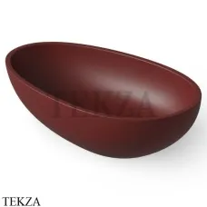 Dea Design Washbasins Раковина настольная 60х36 Solid Surface DD9035 600 17, Red Wine №17