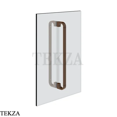 Gessi Perle Полотенцедержатель для крепления на стекло, 30 см 74631-845, бронза Dark Brush