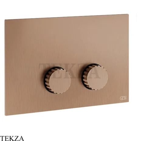 Gessi Incastri Клавиша смыва для инсталляции Geberit omega 12 75615-708, медь Brushed