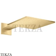 Axor Citterio E Верхний душ 2jet с настенным держателем 35318250, Brushed Gold