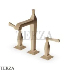 Zucchetti Bellagio Смеситель для раковины высокий, с донным клапаном ZB2426.P31, brushed british gold PVD