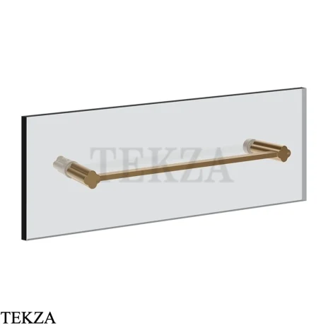 Gessi Ludovica Полотенцедержатель для крепления на стекло, 30 см 76511-791, бронза Deep
