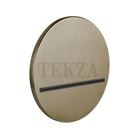 Gessi CASCATA Каскадный излив настенный круглый 65295-791, Deep Bronze Br. PVD