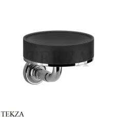 Gessi VENTI20 Мыльница настенная черная 65402-031, хром глянец