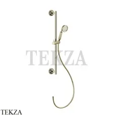 Gessi VENTI20 Штанга в комплекте с душевой лейкой, шланг 65143-710, Brass PVD