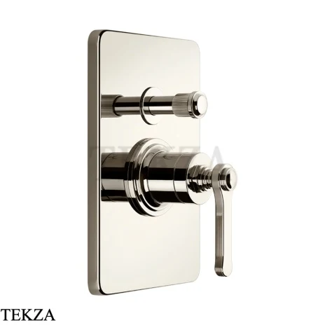 Gessi VENTI20 Смеситель для душа, 2 поток, внешняя часть 65079-720, Nickel PVD