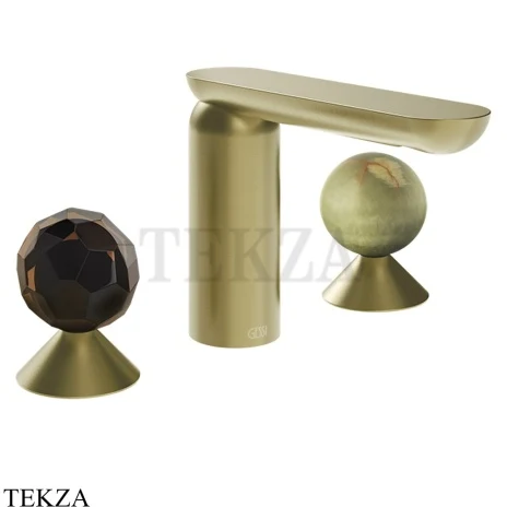 Gessi Perle Смеситель для раковины на 3 отв., без гарнитура 74255-727, шампань Brushed