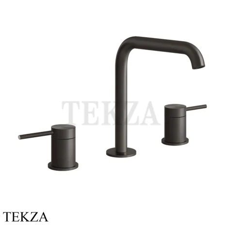 Gessi 316 FLESSA Смеситель для раковины, без гарнитура 54012-707, Black Metal Brushed PVD