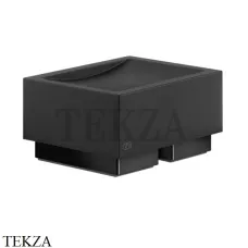 Gessi Rettangolo Мыльница настольная, композит черный 20826-706, Black Metal PVD