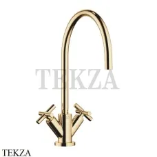 Dornbracht TARA Смеситель для кухни двухвентильный 22815892-09, латунь глянец (23kt Gold)