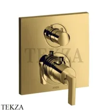 Axor Citterio Термостат для душа на 2 потока, рычаг, внешняя часть 39720990, золото глянец