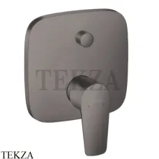 Hansgrohe Talis E Смеситель для душа с переключателем, внешняя часть 71745340, черный хром brushed Hansgrohe Talis E Смеситель для душа с переключателем, внешняя часть 71745340, черный хром brushed