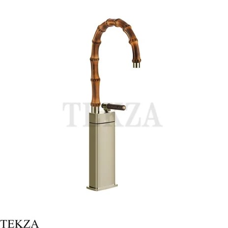 Gessi Jacqueline Смеситель для раковины высокий, без донного клапана 77205-720, никель глянец