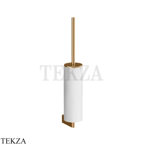 Gessi Origini Туалетный ершик настенный, белый 66419-735, Warm Bronze PVD
