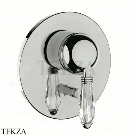 Nicolazzi Cristallo Смеситель для душа. 2 потока, внешняя часть, 3460EXTCR33, хром глянец