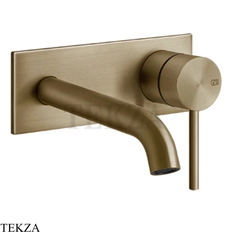 Gessi 316 FLESSA Смеситель для раковины, внешняя часть, 11-14 см 54088-791, Deep Bronze Brushed PVD