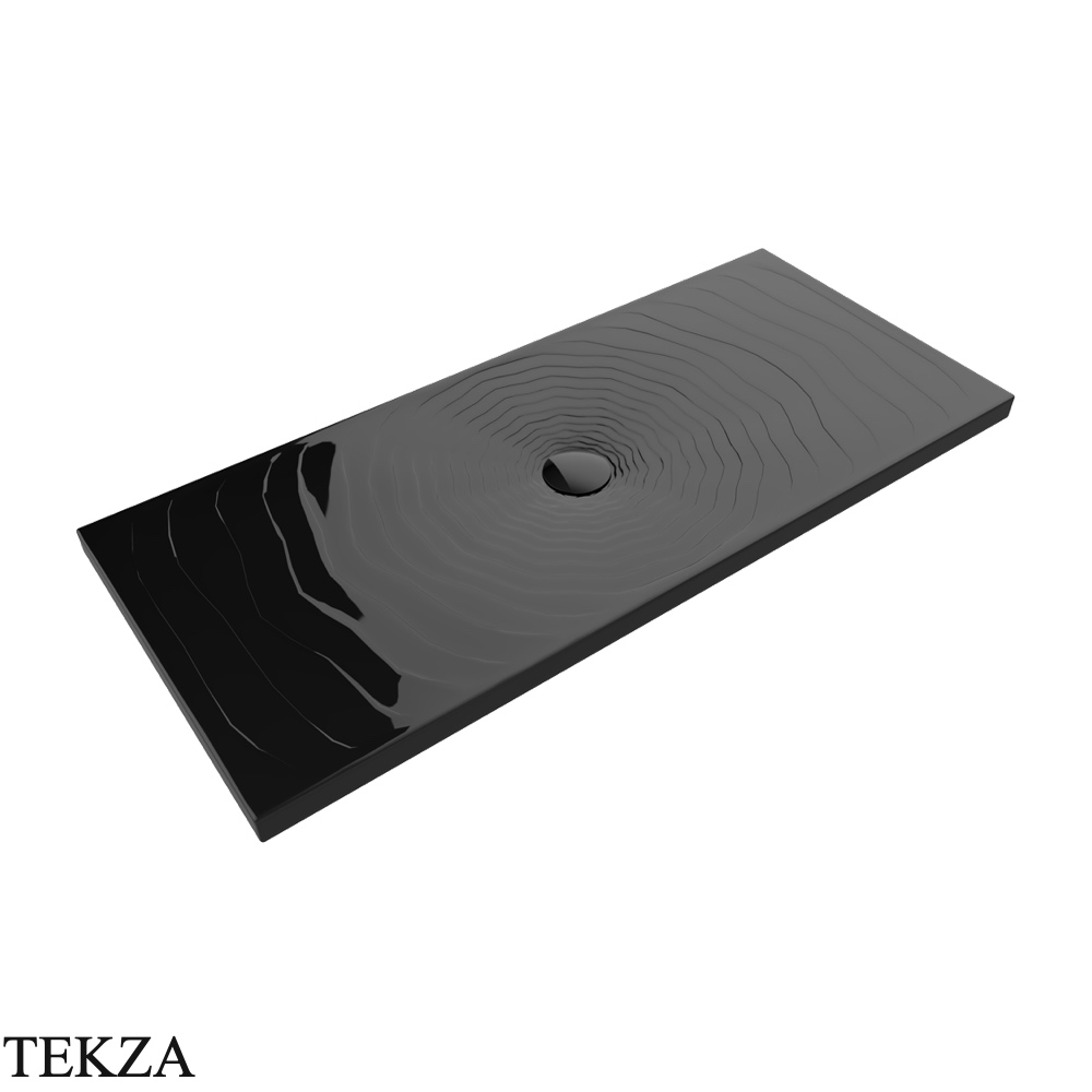 Flaminia Water Drop душевой поддон 160×70×5,5 см, чёрный глянец