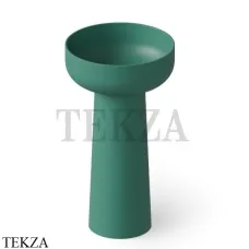 Dea Design Pedestal Basin Раковина напольная круглая Solid Surface DD2027 480 10, Green №10