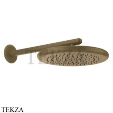 Gessi Goccia Душевая лейка 30,0 с настенным креплением 33756-713, Antique Brass Gessi Goccia Душевая лейка 30,0 с настенным креплением 33756-713, Antique Brass