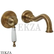 Migliore Oxford Смеситель для раковины однорычажный 19092, бронза classic