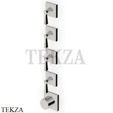 Zucchetti Bellagio Термостат для душа, 4 выхода, внешняя часть ZB2804.C8, nickel глянец