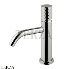 FIMA Carlo Frattini Spillo TECH X Смеситель для раковины, с донным клапаном F3031TXSXSN, Brushed nickel