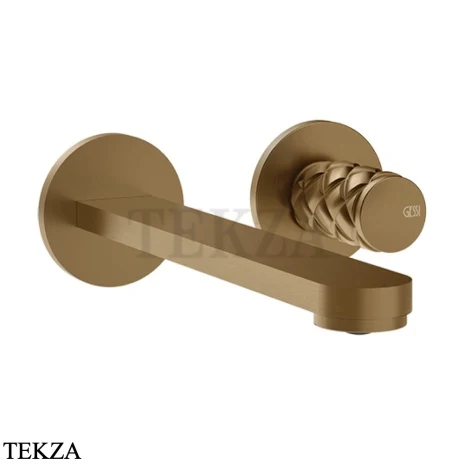 Gessi Pelle Tresse Смеситель для раковины, внешняя часть 78088-791, Deep Bronze Brushed PVD