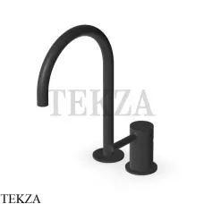 Zucchetti Pan Смеситель для раковины 2 отверстия, без гарнитура ZP6223.N6, черный матовый