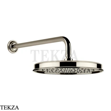 Gessi VENTI20 Верхний душ 300 с настенным креплением 65149-720, Nickel PVD