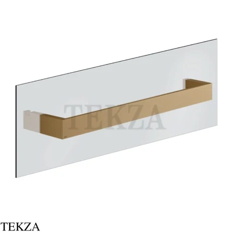 Gessi Rettangolo Полотенцедержатель для крепления на стекло, 45 см 20963-791, Deep Bronze Brushed PVD