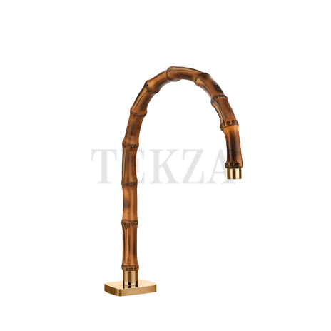 Gessi Jacqueline Излив для раковины средний на столешницу 77025-735, бронза глянец