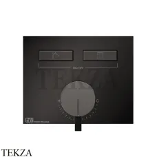 Gessi HI-FI Однорычажный смеситель, на 2 потока, внешняя часть 63079-706, Black Metal PVD Gessi HI-FI Однорычажный смеситель, на 2 потока, внешняя часть 63079-706, Black Metal PVD