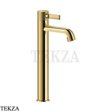 Gessi INCISO Смеситель для раковины высокий, без донного клапана 58004-246, Gold PVD
